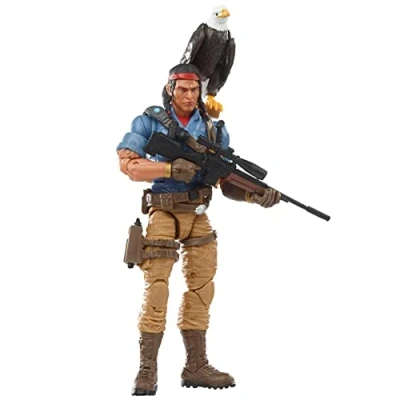 Image of G. I. Joe Classified Series Spirit Iron Knife Action Figure 36 Collectible Premium Toy, Multiple Accessories 6 Inch Scale, Custom Package Art (F4020)