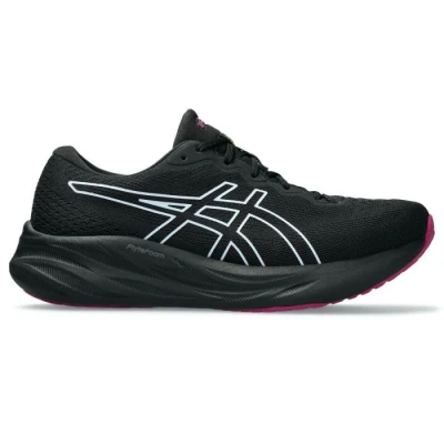 Image of Asics Gelpulse 15 GTX Neutral running shoes, Women&#039;s, Size: 6, Black/blackberry Textile/synthetics