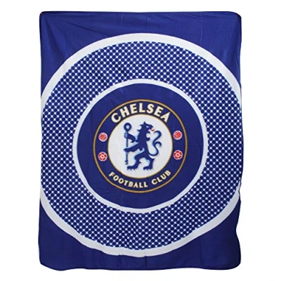 Image of Chelsea &#039;Bullseye&#039; Fleece Blanket (125cm x 150cm) One Size