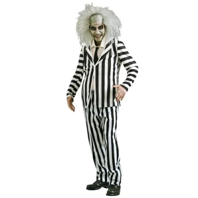 Image of Rubie&#039;s Official Beetlejuice Men&#039;s Adult Costume Size X Large