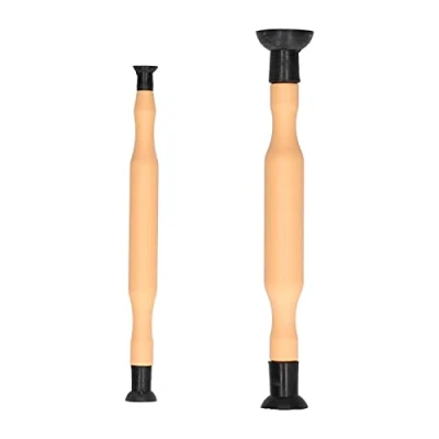 Image of 2pcs Valve Hand Lapping Grinding Tool Kit Double Ended Stick with Suction Cup 1‑1/8in 1‑3/8in 5/8in 3/16in