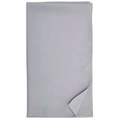 Image of ALIX grey rectangular stain resistant tablecloth 140x240 cm