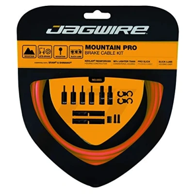 Image of Jagwire Mountain Pro Complete Brake Cable Kit Orange