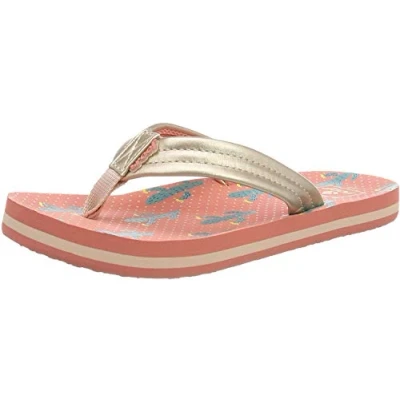 Image of Reef Boy&#039;s Girl&#039;s Little Ahi Flip Flops, Multicolour (Cactus CTU), 2/3 UK Child