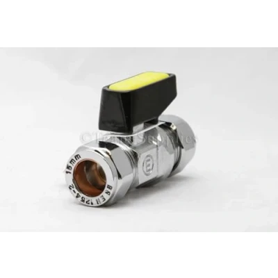 Image of Team Controls Mini Gas Lever Ball Valve 8mm Approved Isolating