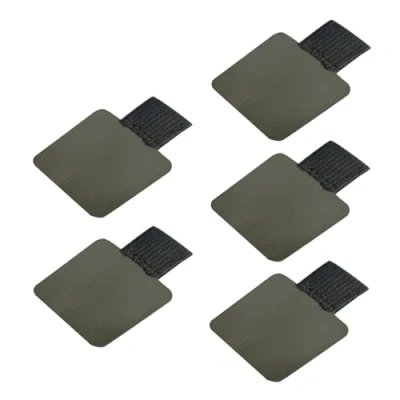 Image of 5 Pcs/Set Self Adhesive Leather Pen Loop For Creative Notebook Holder Notebooks Accessories Pencil Elastic