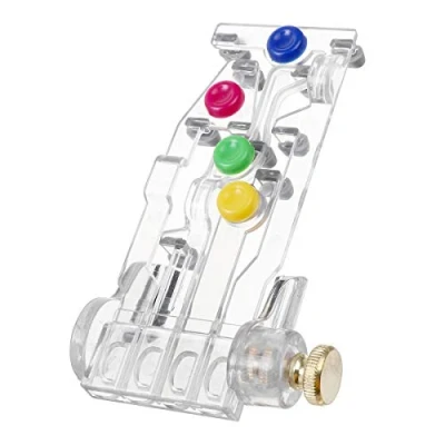 Image of Acoustic Guitar Chord Buddy Teaching Aid Tool Learning System Accessories for (Gold)