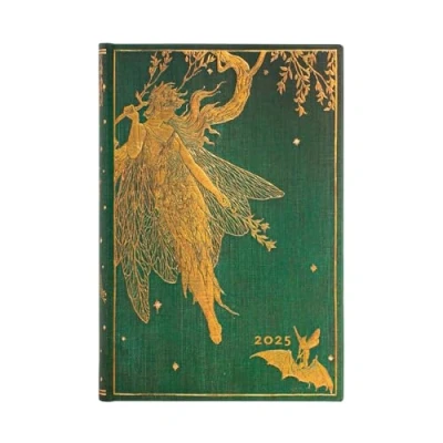 Image of Kalendarz Paperblanks 2025 Olive Fairy Mini Dzienny: jeden dzień na stronie, zamykany gumkę, Papier 80 GSM