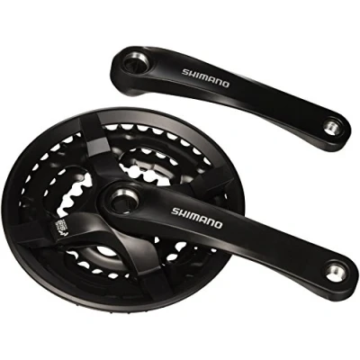 Image of SHIMANO Fc ty501 Square 6/7/8 Speed Crankset, unisex_adult, E FCTY501E244CLB, Black, 175 mm