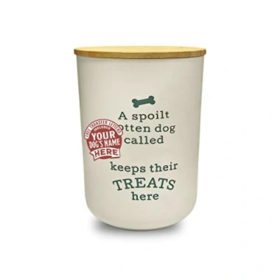 Image of History &amp; Heraldry Dog Treat Jar to Personalise