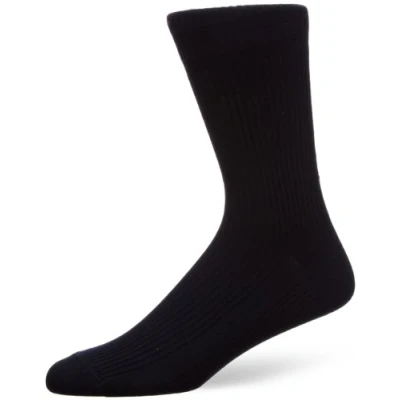 Image of 1 Pair Navy Original Cotton Softop Socks Men&#039;s 13 15 Mens HJ Hall
