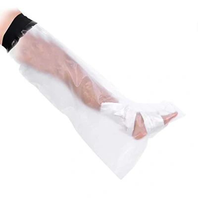 Image of Lifeswonderful Adult Leg (Full Length) Waterproof Plaster Cast and Dressing Protector Ideal For Showering