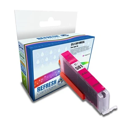 Image of Refresh Cartridges Compatible Ink Cartridge Replacement for Canon CLI 581MXXL (Magenta)