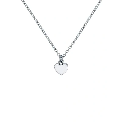 Image of Ted Baker Hara Tiny Heart Pendant Necklace For Women (Silver)