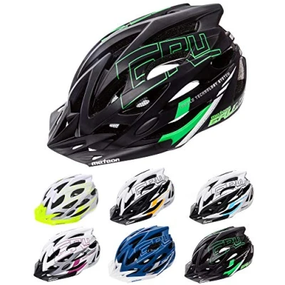 Image of meteor Cycle Helmet MTB Bike Bicycle Skateboard Scooter Hoverboard for Riding Safety Lightweight Adjustable Breathable Men Women Kids Childs With Detachable Visor GRUVER