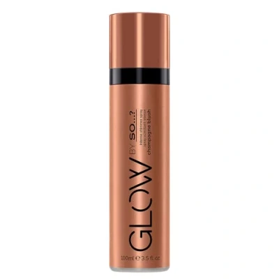 Image of Glow By So…? Womens Champagne Blush Intense Shimmer Body Spray for Women 100ml