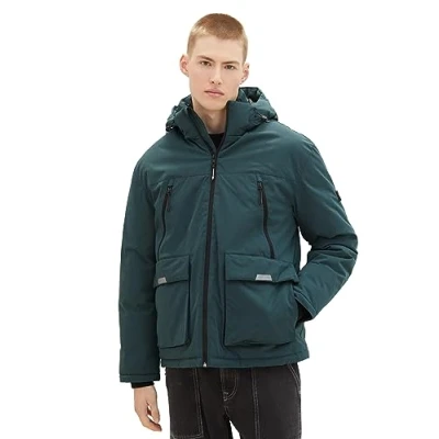 Image of TOM TAILOR Denim Men&#039;s 1039403 Jacket, 10362 Dark Gable Green, L