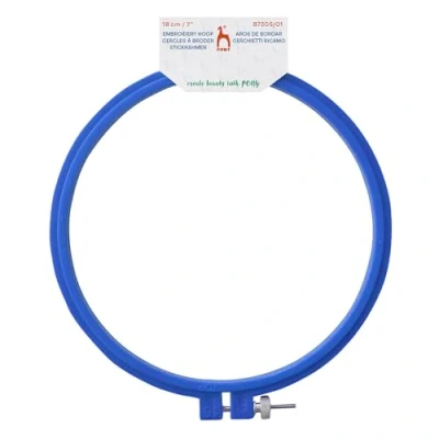 Image of Pony Embroidery Hoops, Multi Colour, 19 x 6.5 cm