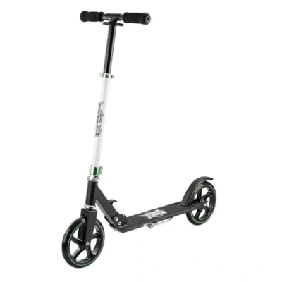 Image of Xootz Big Wheel Scooter for Kids, Foldable with Adjustable Handlebars Black