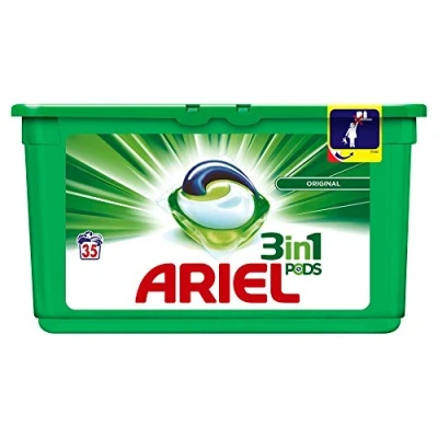 Image of Ariel 3 in 1 Original Ecodose Washing Capsules 35 Washes Pack of