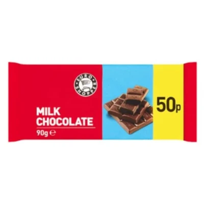 Image of Euro Shopper Milk Chocolate 90g x Case of 26