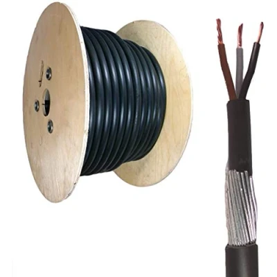Image of 10MM 3 CORE SWA ARMOURED CABLE 1 METER LENGTHS 6943X