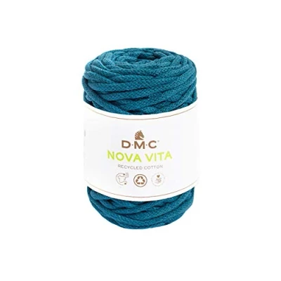 Image of DMC Eco Vita 12, Crochet Knitting Macrame Yarn, Midnight Blue (73), 250g
