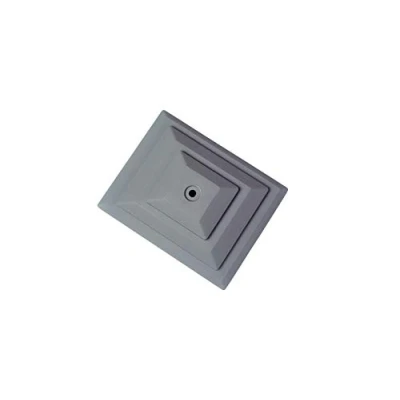 Image of 10 x Linic Plastic Grey Fence Post Caps for a 4&quot; 3&quot; (100mm 75mm) Post, Rot Proof. (GT0054). UK Made. Free Postage