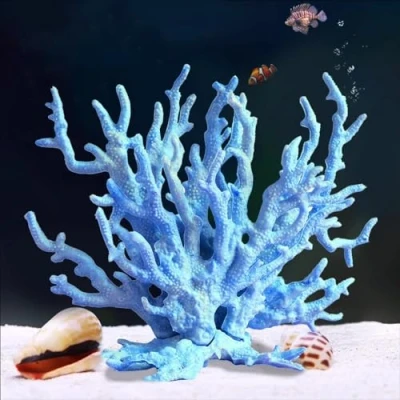 Image of Besimple Artificial Aquarium Coral Ornament Plastic Fish Tank Plants Decoration for Landscape