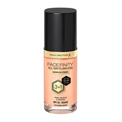 Image of Max Factor Facefinity 3 in 1 All Day Flawless Liquid Foundation, SPF 20 35 Pearl Beige (Packaging May Vary)