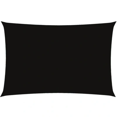 Image of vidaXL Sunshade Sail Oxford Fabric Rectangular 2x4 m Black