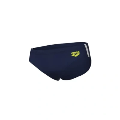 Image of Arena Boy&#039;s Swim Briefs Solid, Navy White White, 128