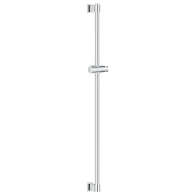 Image of GROHE Vitalio Universal QuickFix Shower Rail 90 cm (with Wall Holders, Glide Element and Swivel Holder, Holding Force Maximum 20 kg), Extra Easy to Fit QuickGlue, Chrome, 26961001