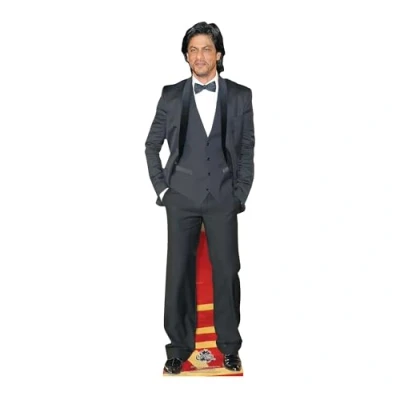 Image of CS1126 Shah Rukh Khan Star Mini Cardboard Cutout Perfect for Bollywood Fans