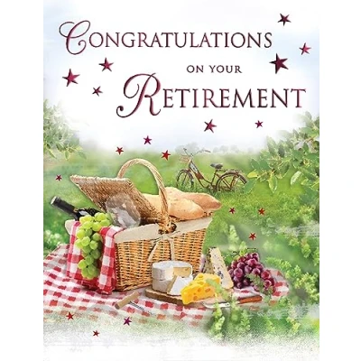 Image of Regal Publishing Congratulation on your Retirement Card 8 x 6 inches