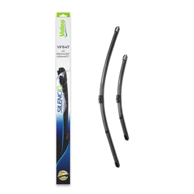 Image of 2209047, 2209051, 61612209047, 61612209051, 61612458020 Wiper blade VALEO SILENCIO X.TRM 577847 425, 650mm Front Beam with spoiler Pin Fixing