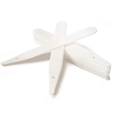 Image of Merriway BH06783 (100 Pcs) Plastic Plant Labels 100 x 14 mm White (4 Inch) Pack of Pieces