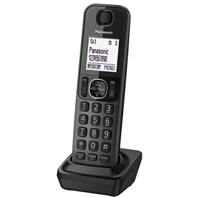 Image of Panasonic KX TGFA30EM Additional Cordless Telephone for TGF320 Black