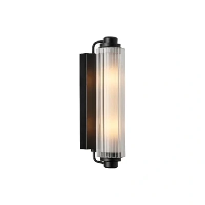 Image of Nordlux Wall light Nimal Double, IP44, plastic, metal. black