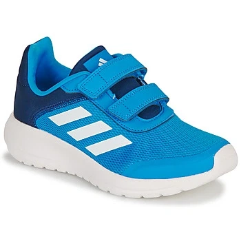 Image of adidas Tensaur Running Shoes, Blue Rush/core White/Dark Blue, 12 UK Child