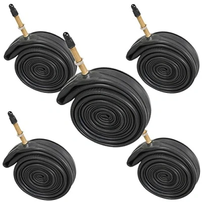 Image of Vavert 700 x 25 32c Bike Inner Tubes Presta 60mm Long Valve (Set of 5)