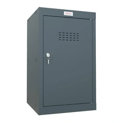 Image of Phoenix Safe Company CL Series Cube Lockers Anthracite Grey Size 3 Locker With Key Lock 665 x 400 400mm CL0644AAK