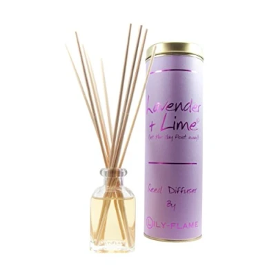 Image of Lily Flame Lavender and Lime Diffuser, Purple