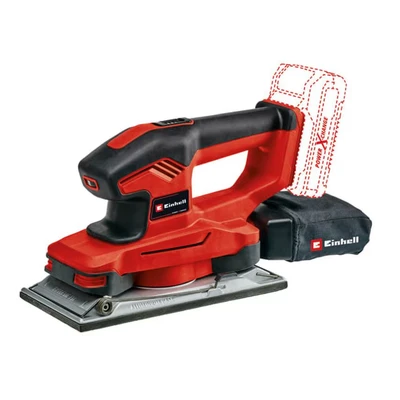 Image of Einhell cordless orbital sander TE OS 18/230 Li Solo (speed electronics, micro hook and loop, base plate made of aluminium, dust collection sack, incl. 3x sandpaper, without battery or charger)