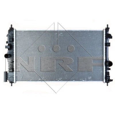 Image of 1300291, 13241725 Engine radiator NRF 53776 Aluminium 680mm 398mm 26mm Brazed cooling fins VAUXHALL: Insignia Mk1, OPEL: A Hatchback