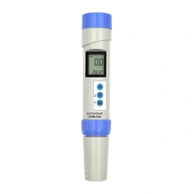 Image of Uhidka Professional COM 100 EC Analyzer TDS Meter Temp Tester with Automatic Calibration and Data Hold Measurement
