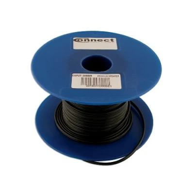 Image of CONNECT Twin Core Speaker Cable 2 x 24/0.2mm Black/Red 30m 6.0A 30066
