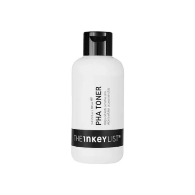 Image of The Inkey List PHA Toner 100ml Locks in Moisture Improves Skin Texture Fragrance Free Suitable for All Types