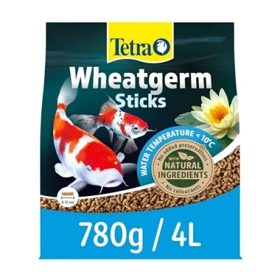 Image of Tetra Wheatgerm Pond Fish Food Sticks 780g for cold weather feeding