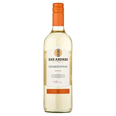 Image of San Andres Chardonnay Chilean White Wine (6 x 75cl Bottles)